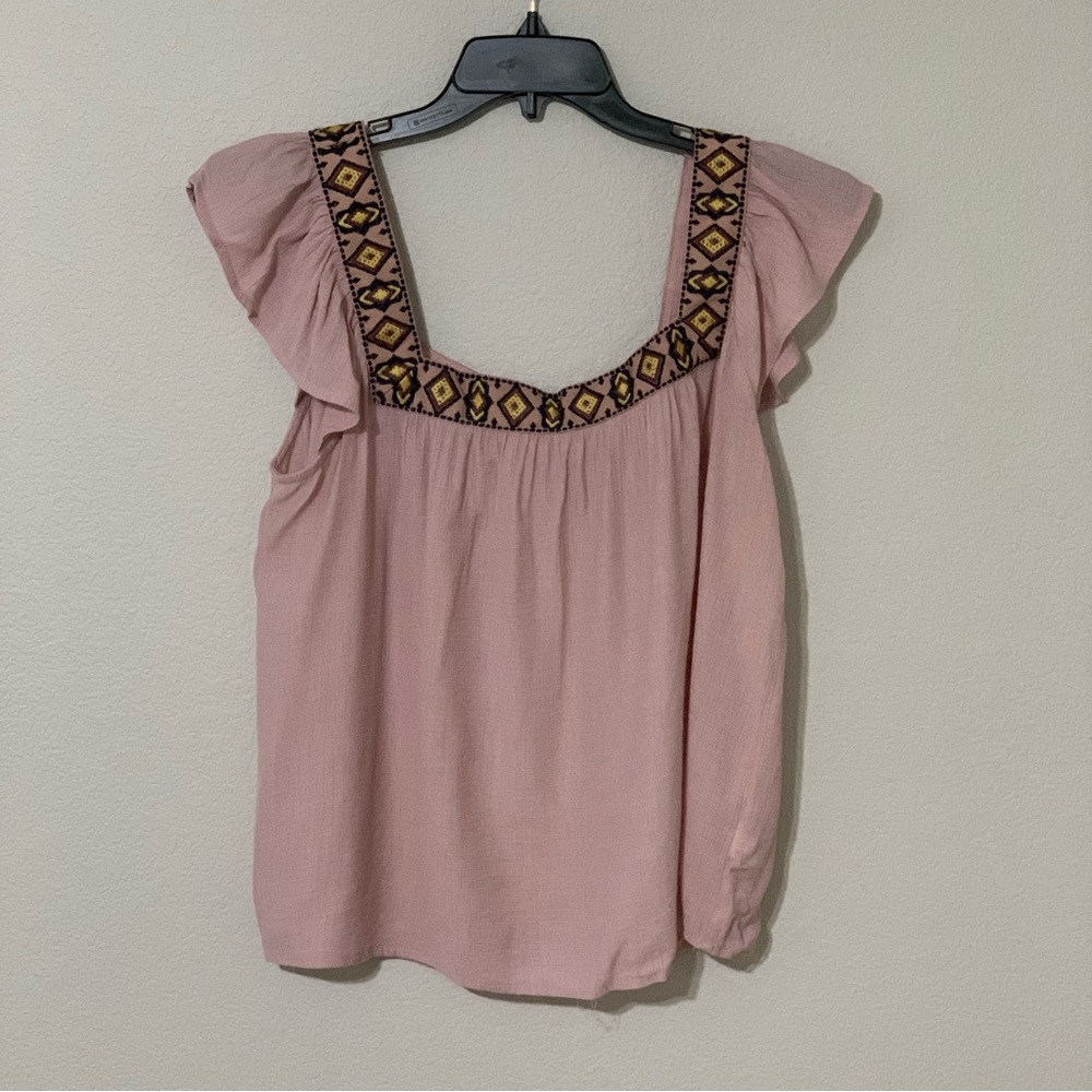 Xhilaration Embroidered Top